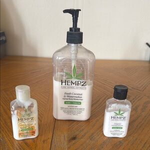 Used Hempz Fresh Coconut & Watermelon Body Moisturizer Set